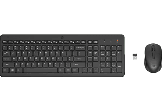 HP 330 Kablosuz Klavye & Mouse Kombo Set Türkçe Siyah_0