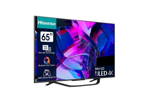 TV) 65 4K, UHD TV cm, (Flat, 164 65U7KQ LED HISENSE MediaMarkt / SMART Mini Zoll |