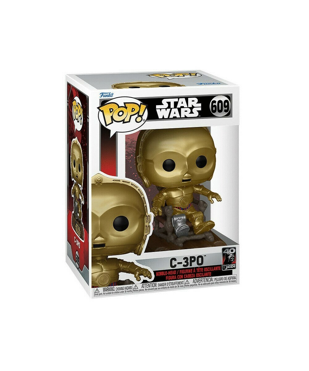 Figurka FUNKO POP Star Wars: Return of the Jedi 40th Anniversary - 609 C3P0 in chair