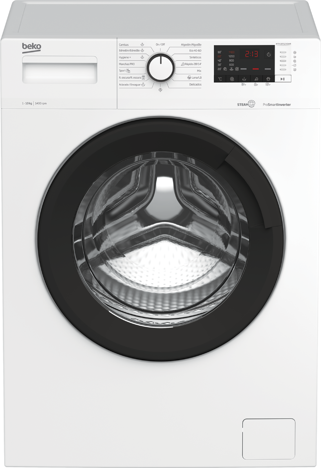 Lavadora Carga Frontal | Beko WTA 10712 XSWR, 10 Kg, 1400 Rpm ...