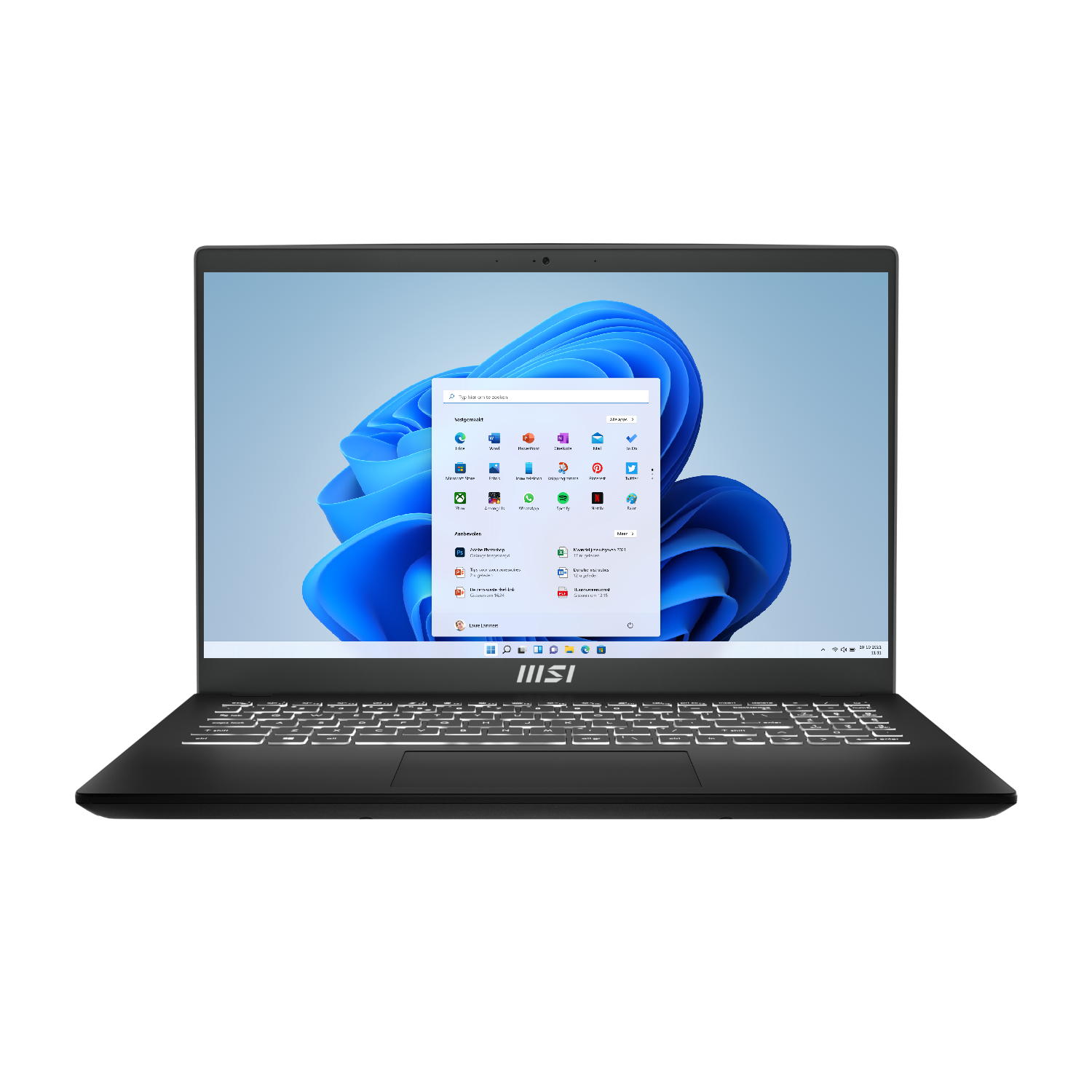 MSI Modern 15 B12M-414NL - 15.6 inch - Full HD (1920 x 1080) - Intel Core i5 - 8 GB - 512 GB