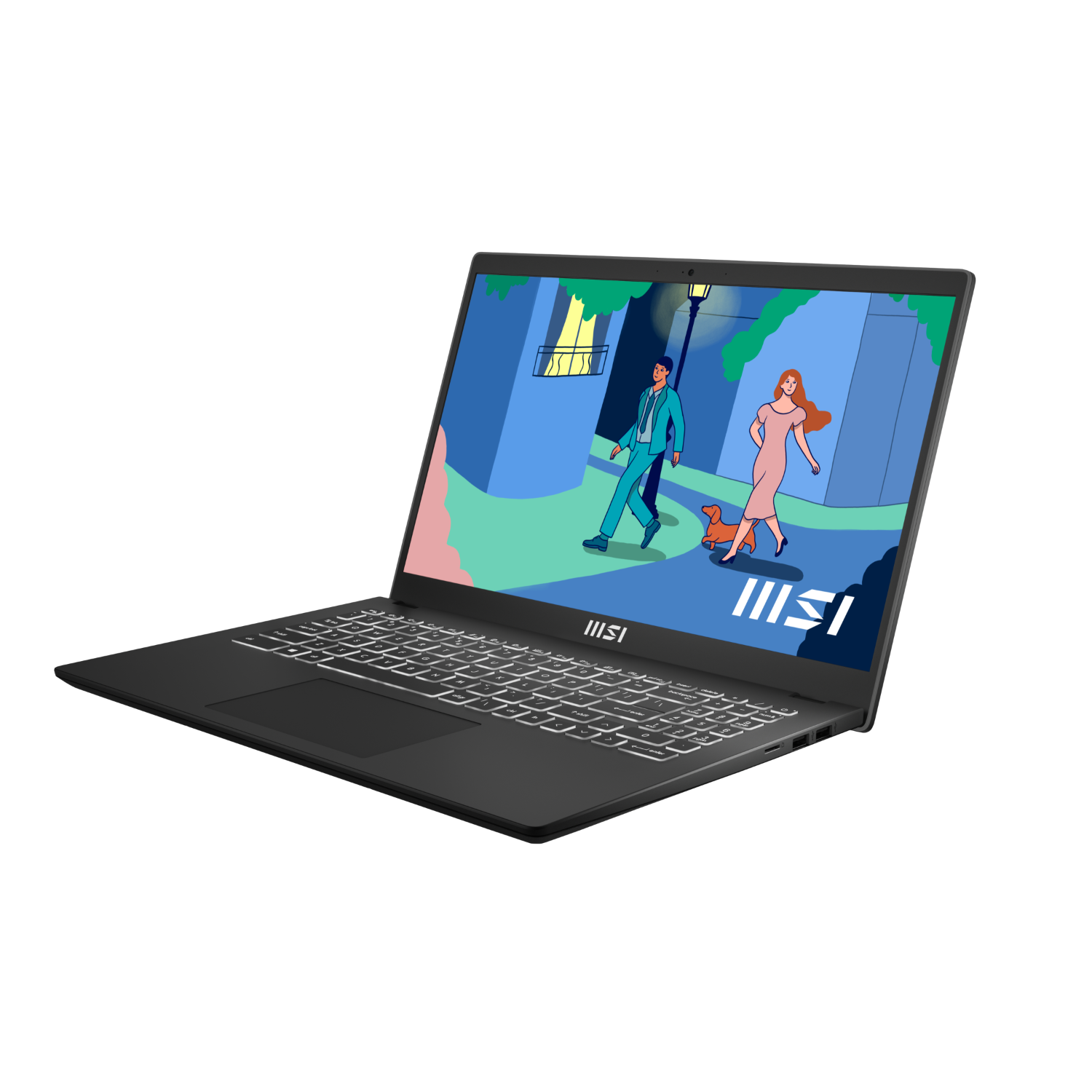 MSI Modern 15 B12M-414NL - 15.6 inch - Full HD (1920 x 1080) - Intel Core i5 - 8 GB - 512 GB