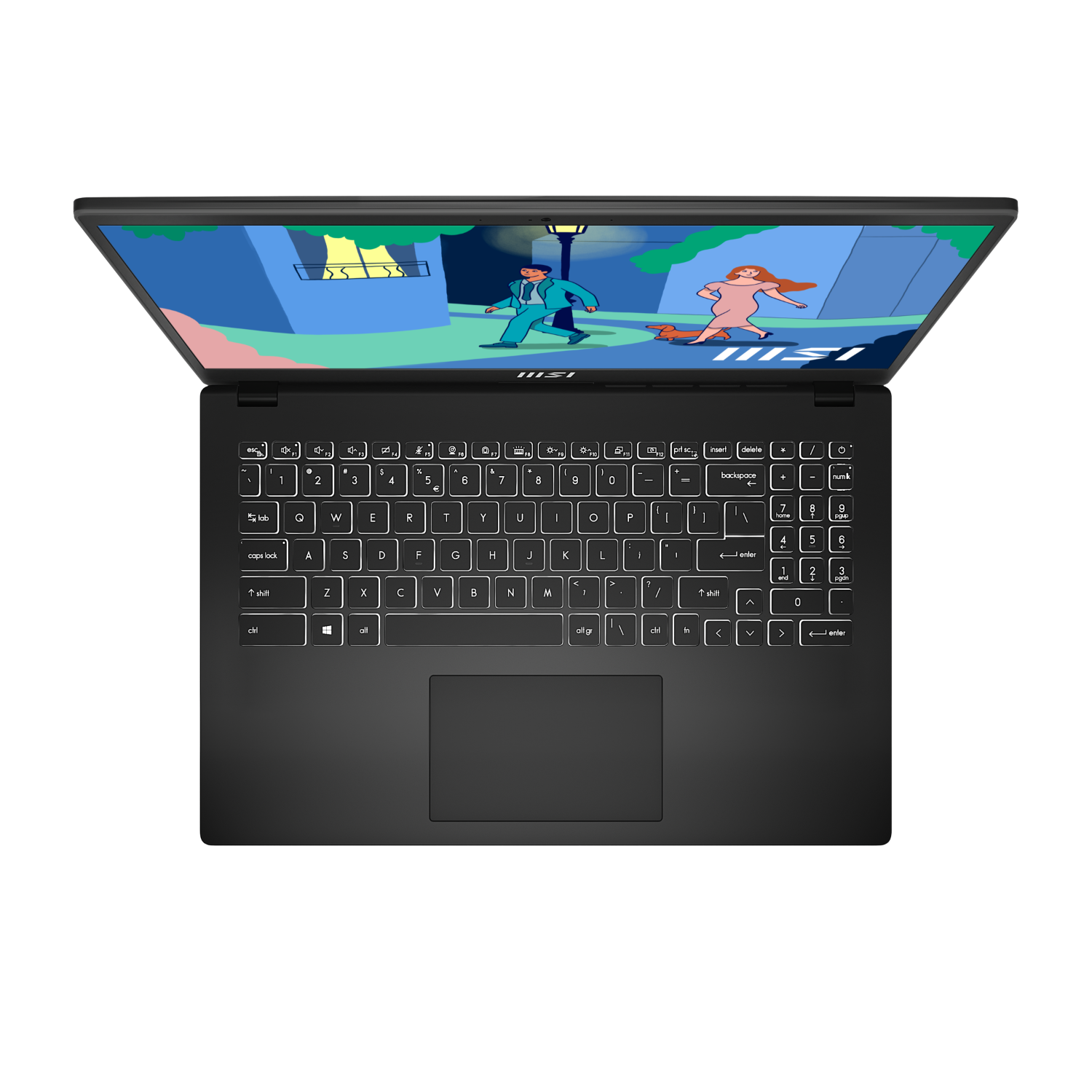 MSI Modern 15 B12M-414NL - 15.6 inch - Full HD (1920 x 1080) - Intel Core i5 - 8 GB - 512 GB