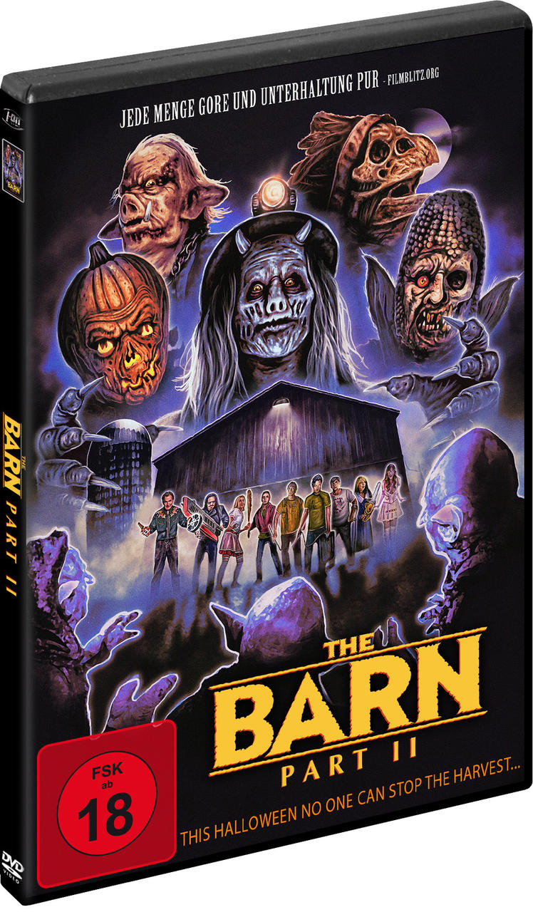 DVD-Hülle mit Horrormotiven und Text: The Barn Part II.
