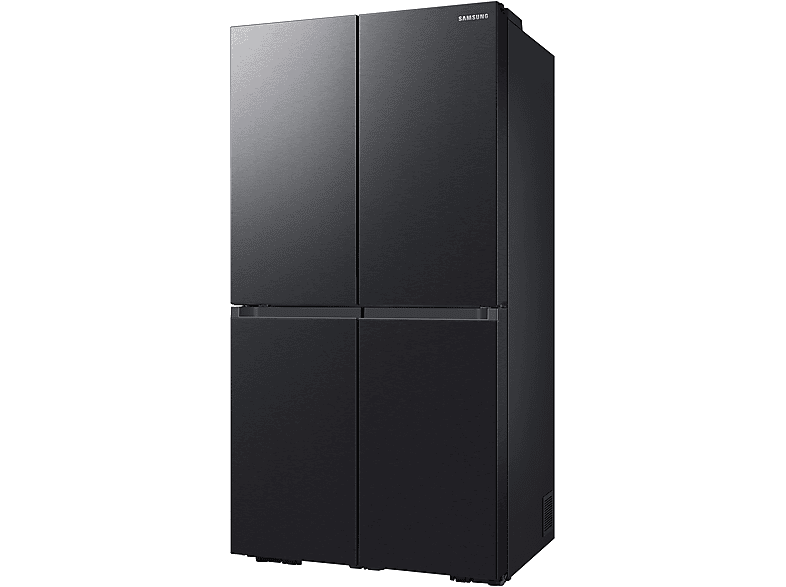 SAMSUNG RF59C701EB1/EG French Door (649 l, E, 1746 mm hoch, Premium Black Steel/Urban Silver)