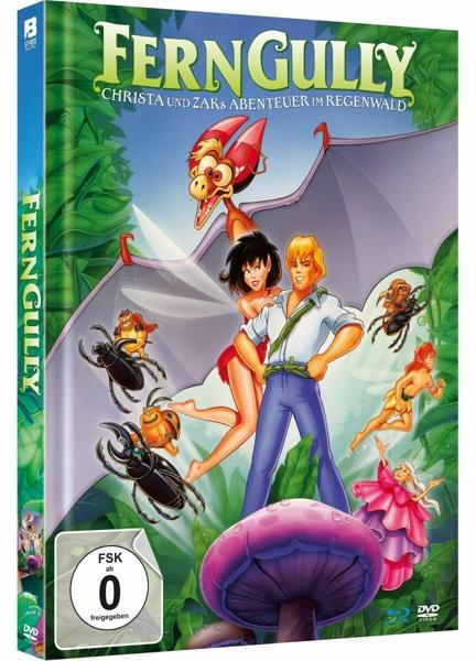 FernGully - Limitiertes + und Mediabook Abenteuer DVD Blu-ray Zaks Christa