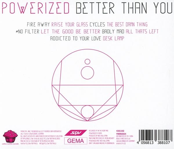 Powerized - BETTER - THAN YOU (CD)