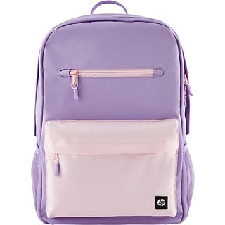 Mochila - HP  Campus, Portátiles 15.6", 17 litros, Resistente al agua, Cremallera doble + candado, Lavanda