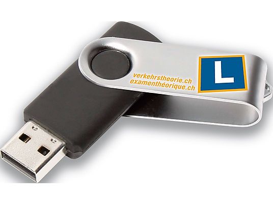 verkehrstheorie.ch 2023/24 Clé USB (Cat. A+B) - PC/MAC - Allemand, Français, Italien