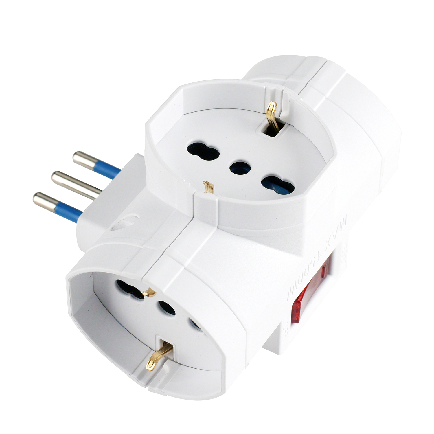 Adattatore con spina 10 A 2P+T Polypool Pp2385