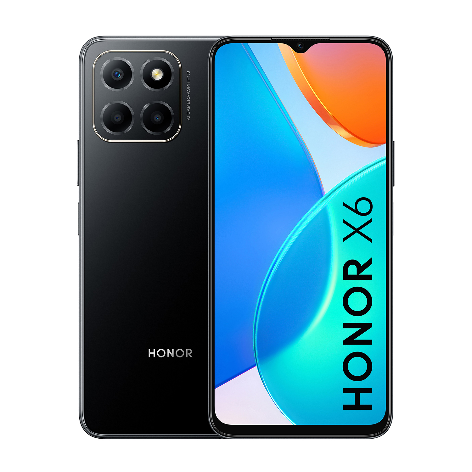 Honor X6 4G, 64 GB, Black