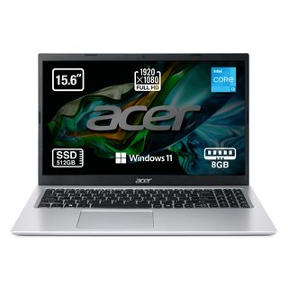 Portátil - Acer Aspire 3 A315-58-32EE, 15.6" Full HD, Intel® Core™ i3-1115G4, 8GB RAM, 512GB SSD, UHD, Windows 11 Home, Gris