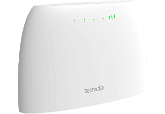 TENDA 4G LTE Wi-Fi router, 300 Mbps, 10/100 LAN-WAN, SIM, fehér (4G03)
