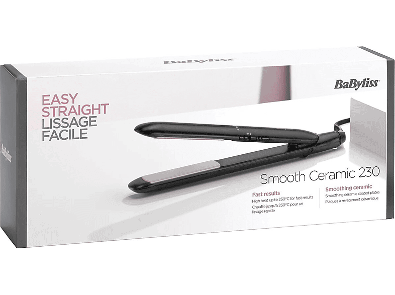 Prostownica do włosów BABYLISS Smooth Ceramic 230 ST241E – zdjęcie 2