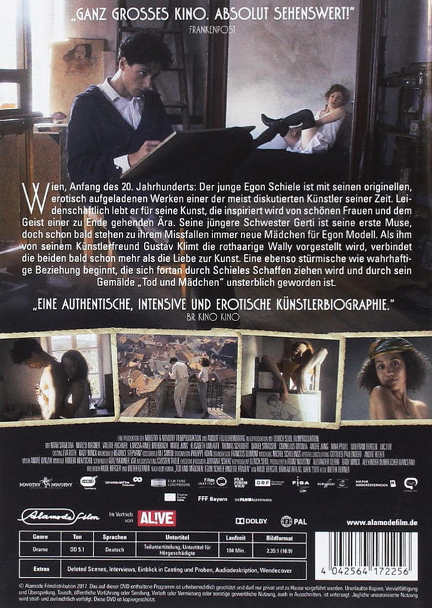 Rückseite einer DVD-Hülle mit Text und Bildern von Personen.