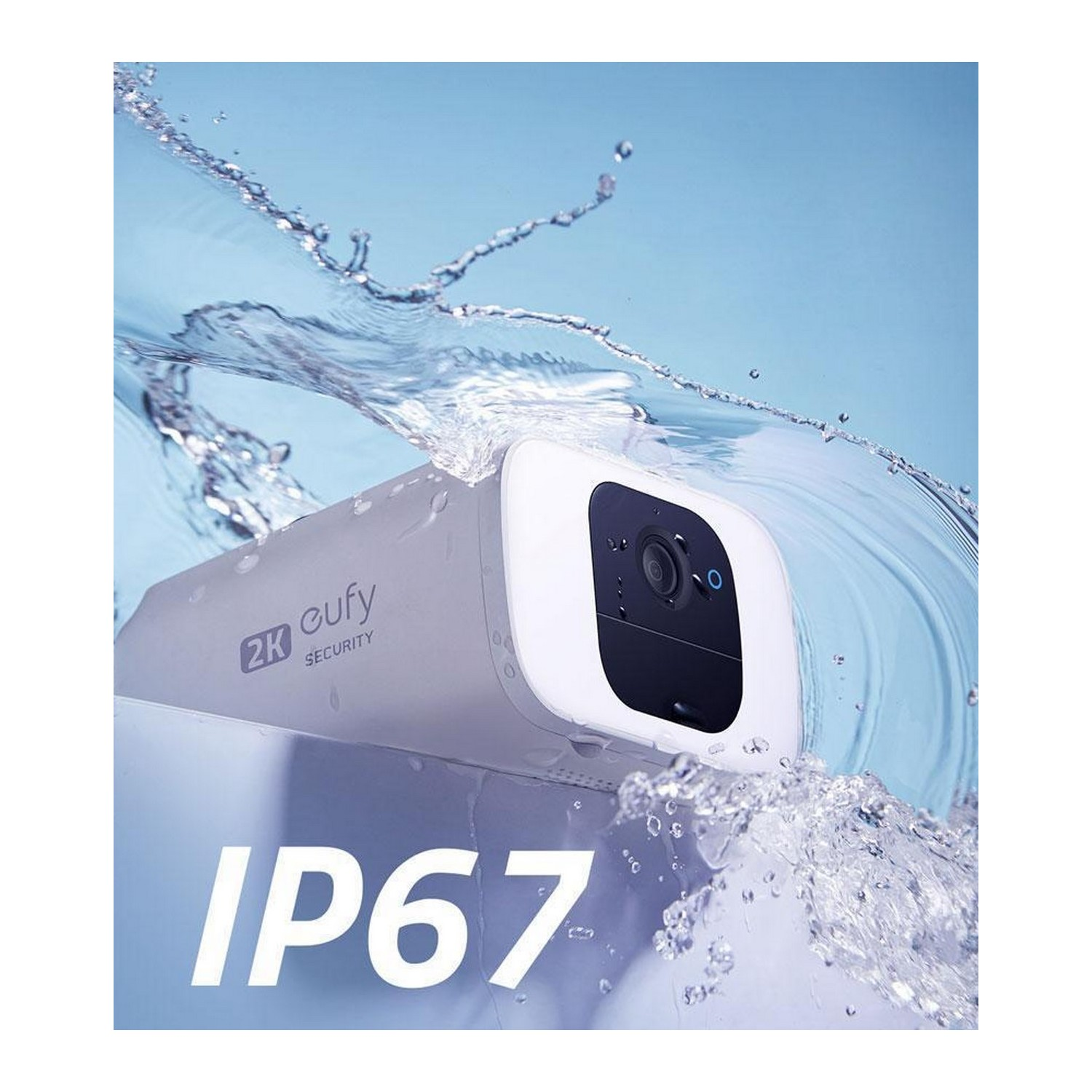 EUFY Caméra de surveillance SoloCam S40 Solar 2K - 2 pièces (E81343W1)