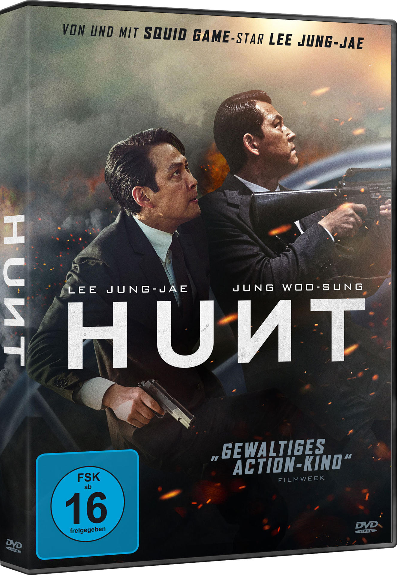Filmcover: Hunt, mit Lee Jung-jae und Jung Woo-sung.