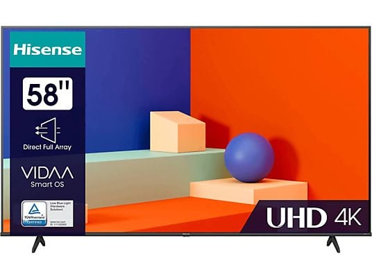 HISENSE 58A6K - TV (58 ", UHD 4K, LCD)