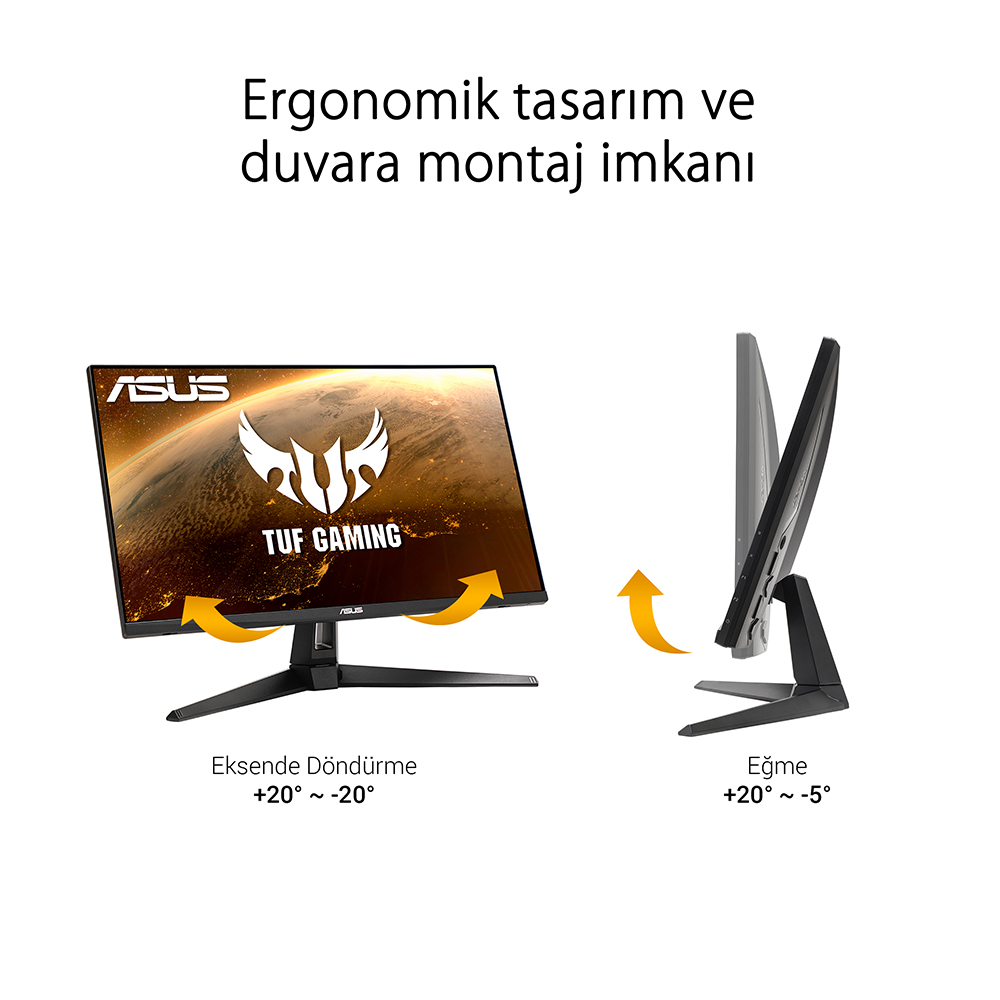 ASUS TUF Gaming VG27AQ1A 27″ 170Hz 1Ms IPS G-Sync HDR10 QHD Gaming Monitör