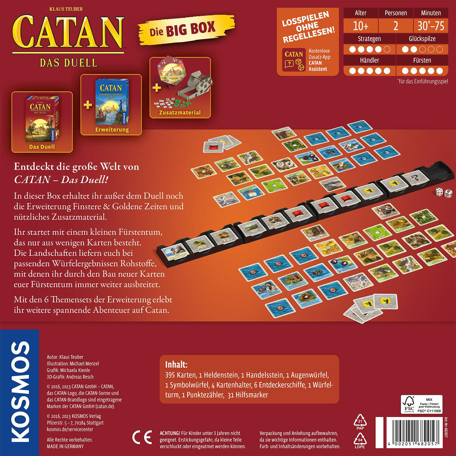 KOSMOS - Catan Box Big Das Gesellschaftsspiel Mehrfarbg Duell -