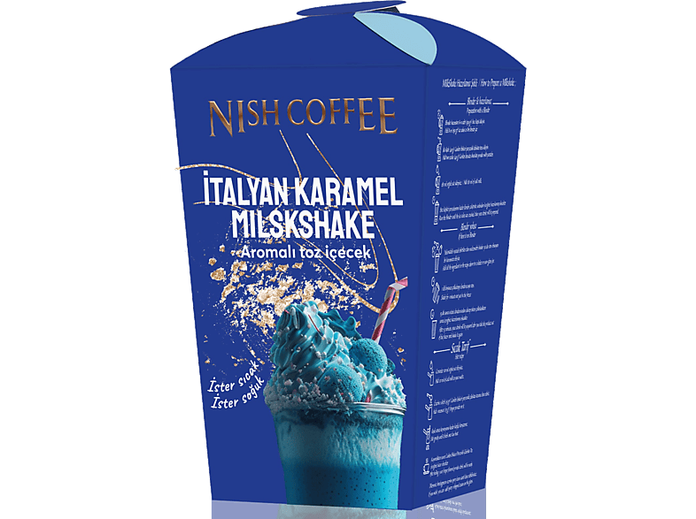 NISH İtalyan Karamel Milkshake 250 Gr