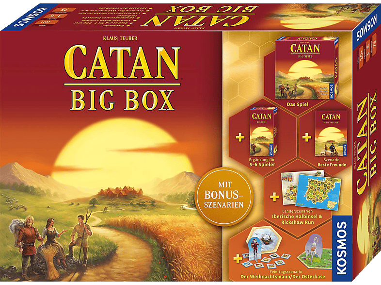 KOSMOS Catan - Das Duell - Big Box Gesellschaftsspiel Mehrfarbg