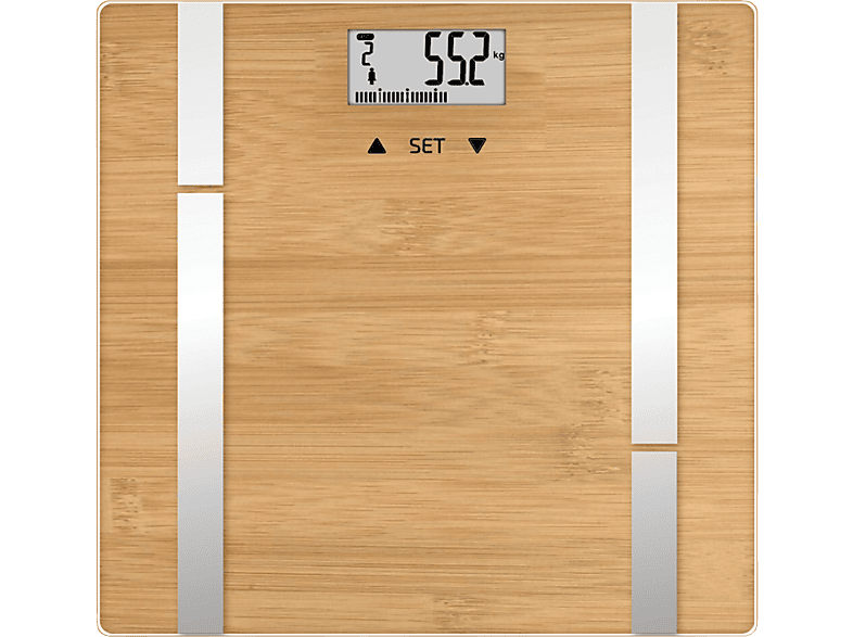 TERRAILLON Bamboo Fit - Personenwaage (Holz)