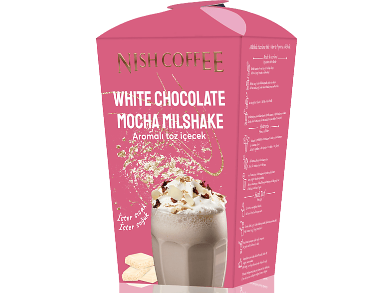 NISH White Chocolate Mocha 250 g Toz İçecek Fiyat & Özellik