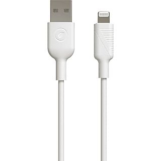 Cable USB - Muvit MCUSC0003, USB-A, USB-C, Universal, 1.20m, Blanco