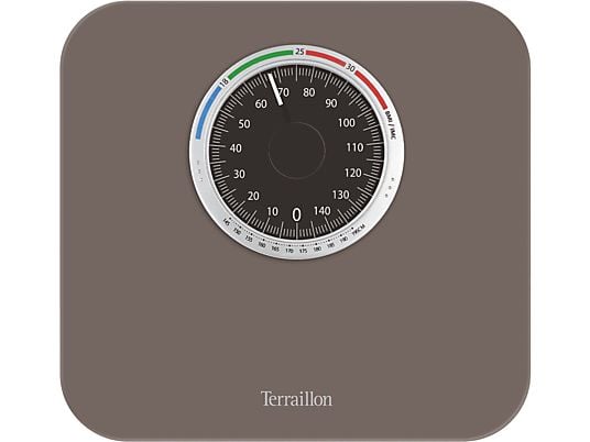 TERRAILLON Nautic up - Bilancia meccanica con funzione BMI (Marrone)