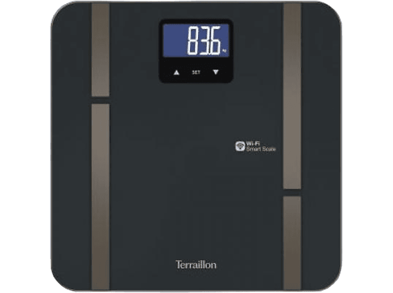 TERRAILLON Master Fit Ultra - Personenwaage (Schwarz)