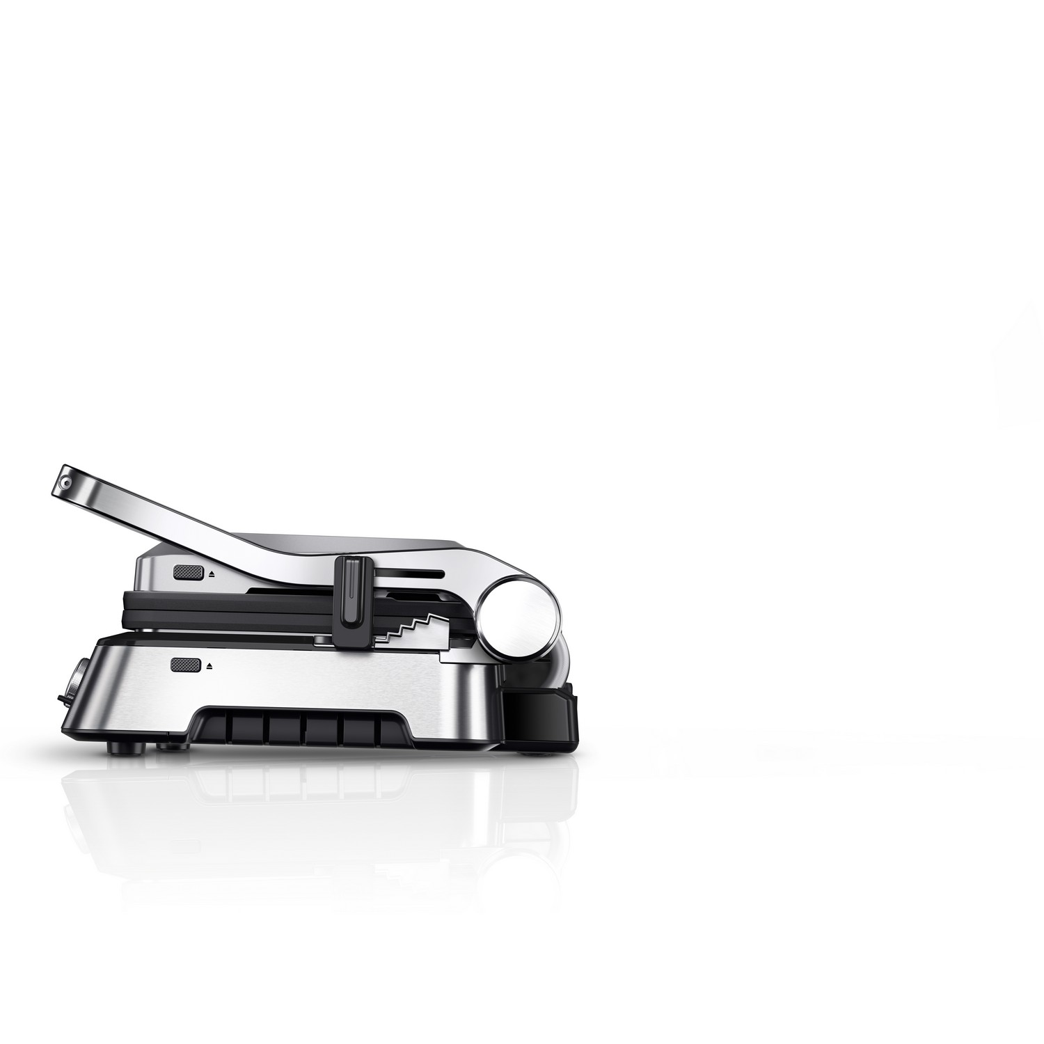 Braun MultiGrill 5 CG5010, Multifunctionele Contactgrill, 3 Kookposities, Uitneembare en Vaatwasbestendige Grillplaten en Vetopvangbakje, 2000W, Zwart