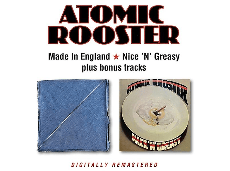 Atomic Rooster - Made In England/Nice N Greasy  - (CD)