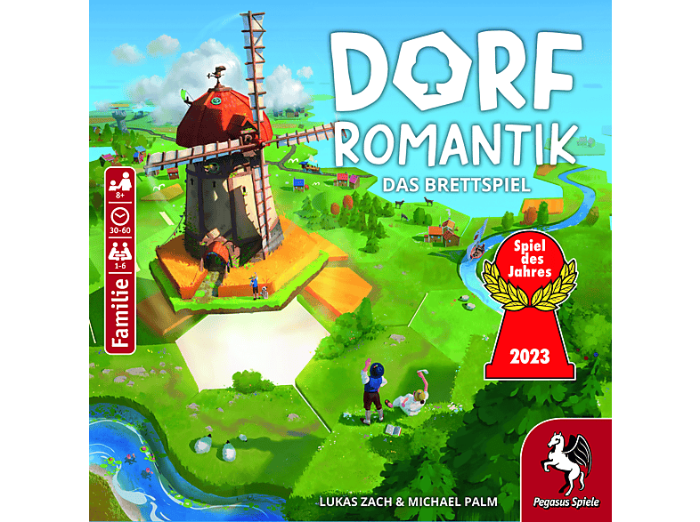 SPIELE Familienspiel PEGASUS Mehrfarbig Dorfromantik