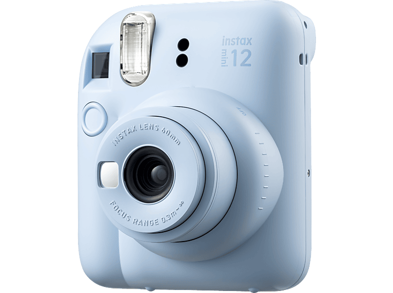FUJIFILM INSTAX mini 12 Travel Set Sofortbildkamera, Pastel Blue