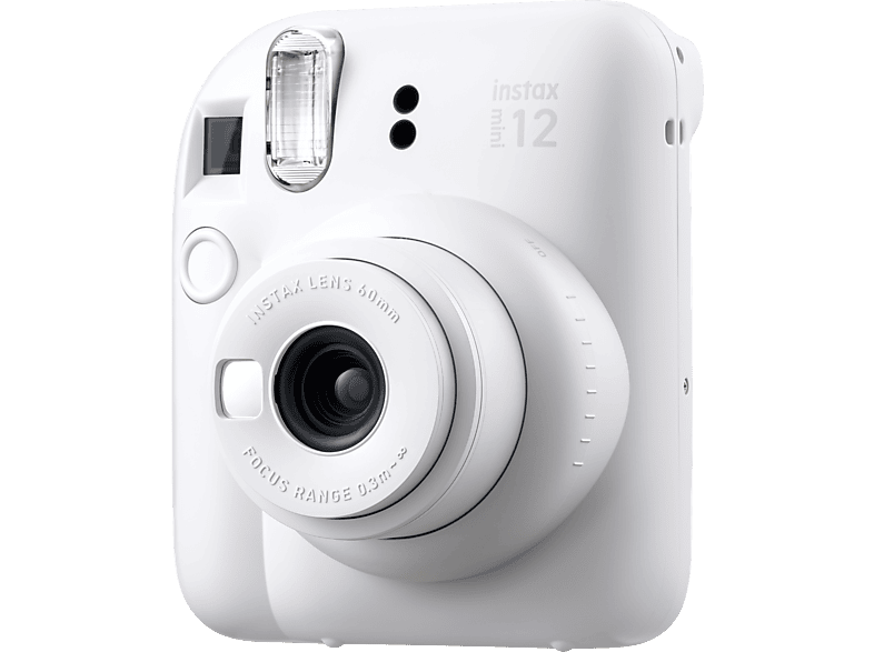 FUJIFILM INSTAX mini 12 Travel Set Sofortbildkamera, Clay White