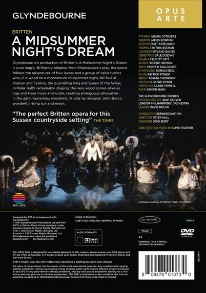 Bernard Haitink London (DVD) Midsummer Orchestra - Philharmonic - Dream A Night\'s