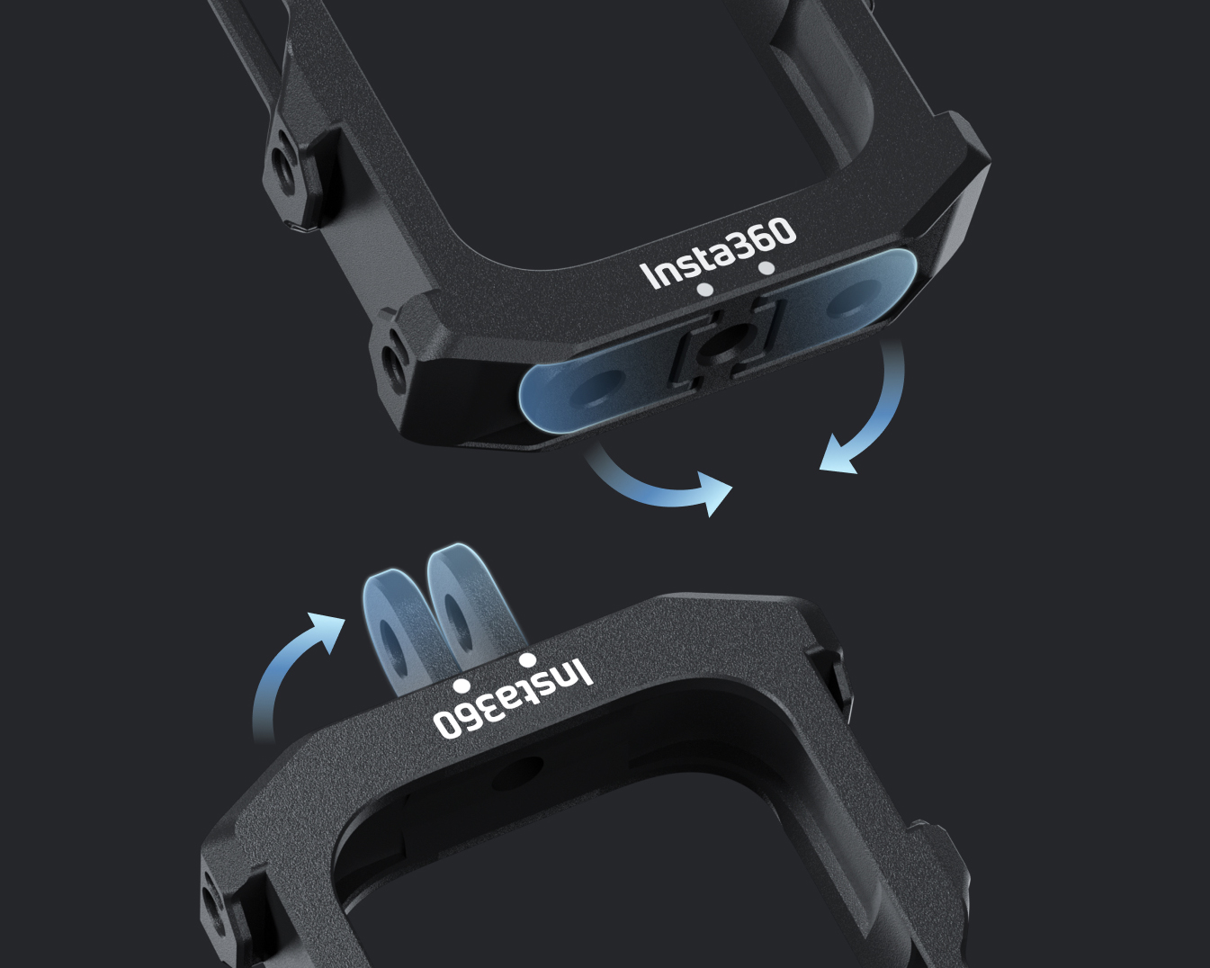 INSTA360 X3 Yardımcı Koruyucu Çerçeve Siyah