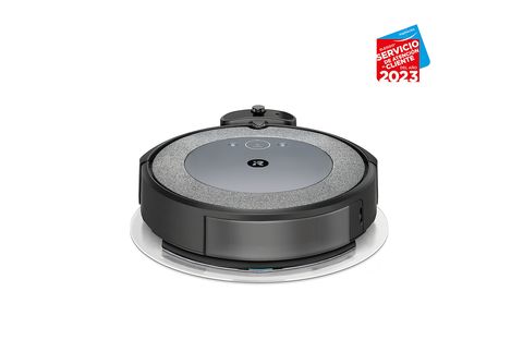 Robot aspirador  iRobot Roomba i1156, Tecnología Dirt Detect, Autonomía 75  min, Asistente de voz, WiFi, Gris
