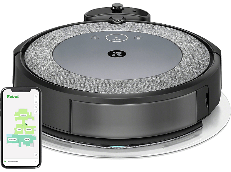 Robot aspirador  iRobot Roomba Combo® i5, 750W, 276ml, 75 min