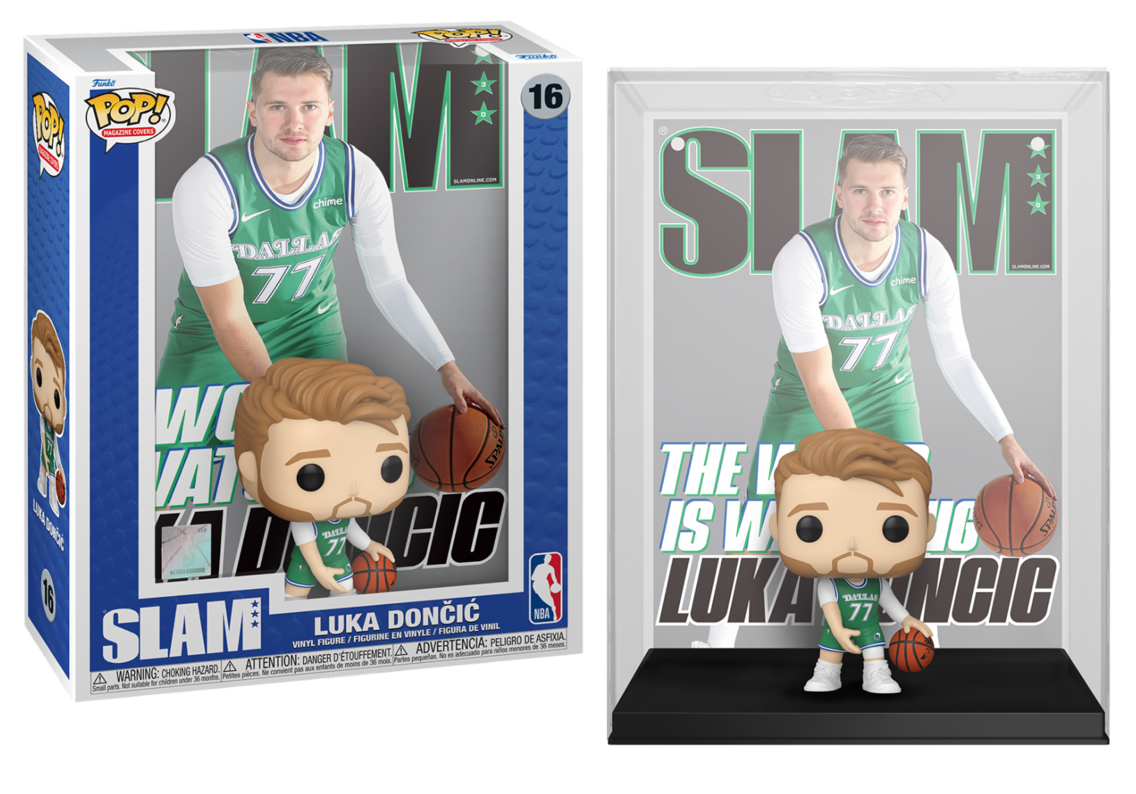 Figura Funko Pop! - Magazine Covers: NBA - Luka Doncic, Vinilo