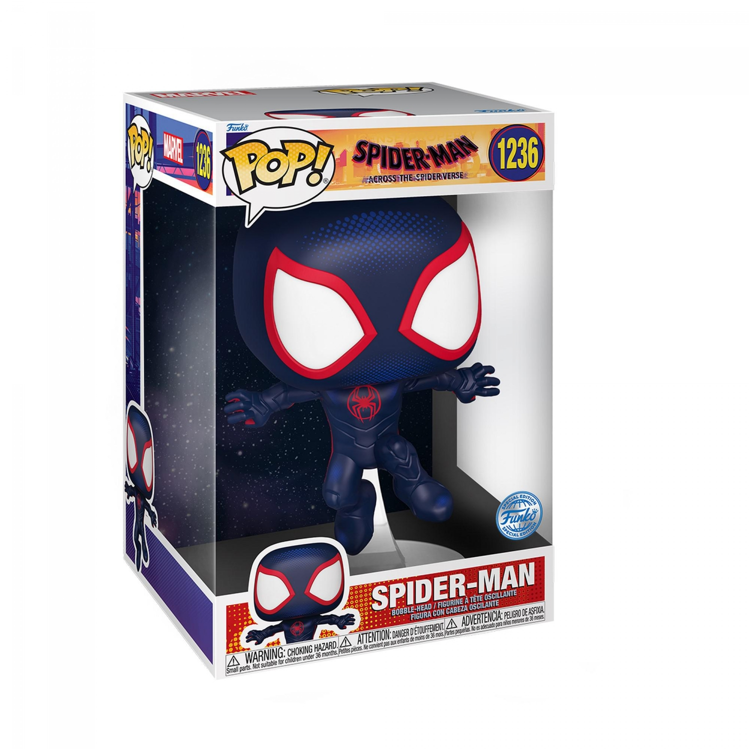 Figura Funko Pop! - Jumbo Spider Man, Vinilo, 25 cm de alto