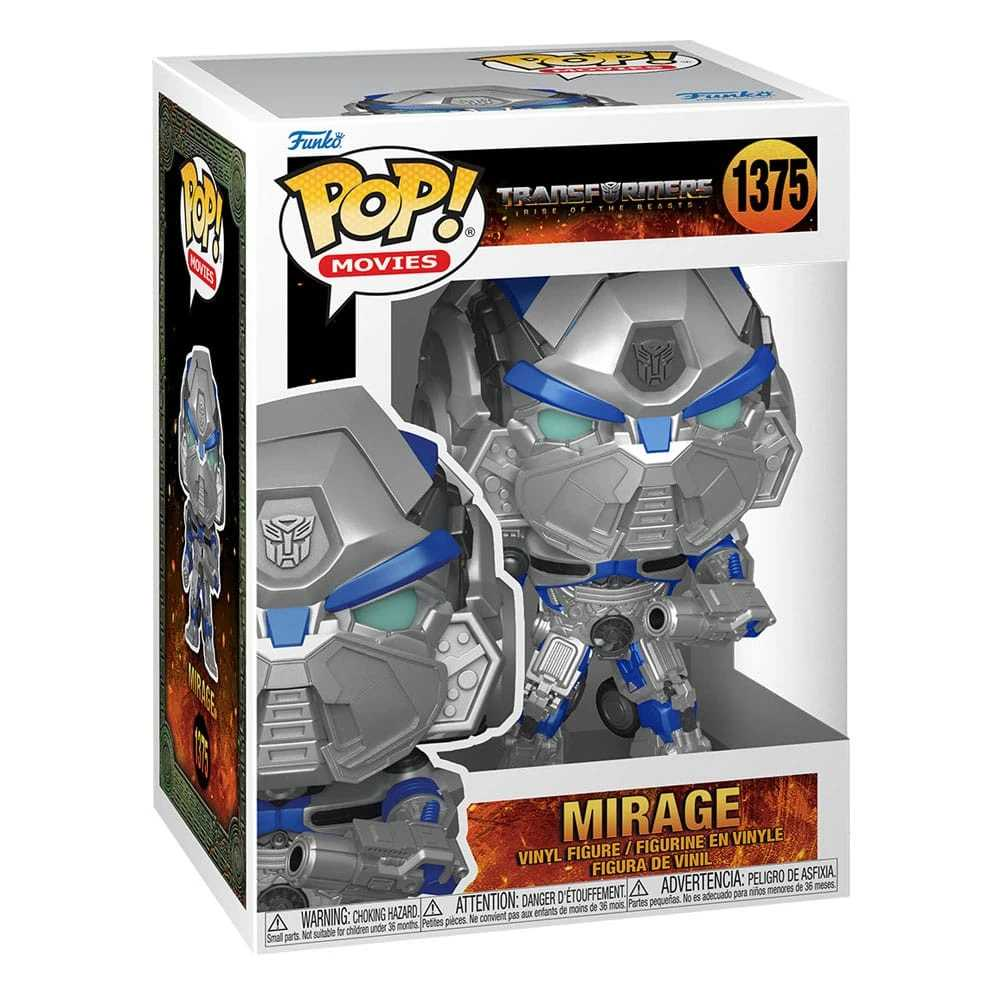 Figura Funko Pop! - Transformers: Mirage, Vinilo, 10 cm