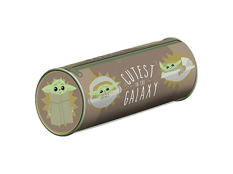 Estuche - Pyramid Star Wars: The Mandalorian (Cutest In Galaxy) Barrel, Cremallera, Licencia Oficial Wars