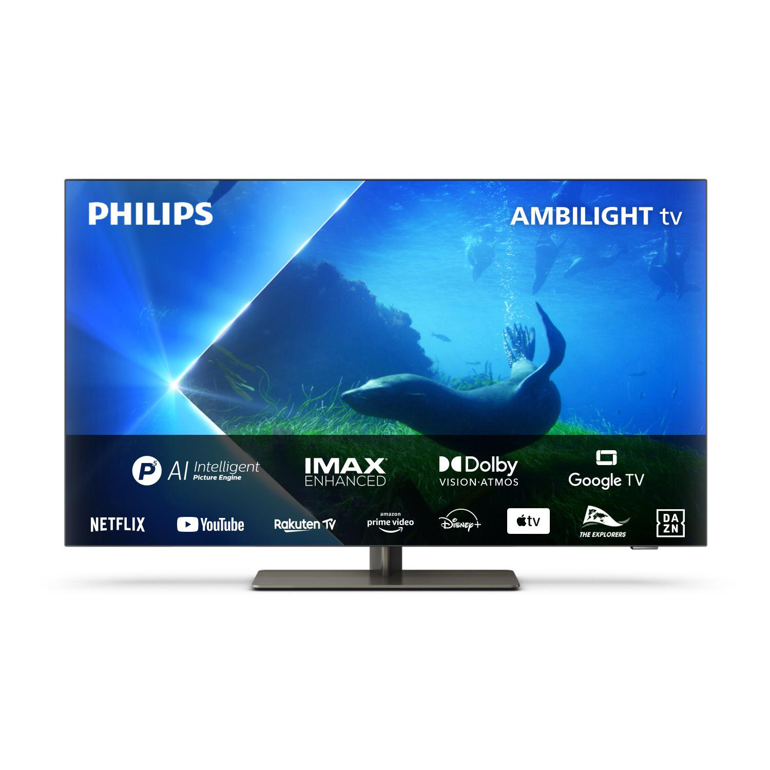 PHILIPS 42OLED808/12 4K OLED Ambilight TV (Flat, 42 Zoll / 106 cm, OLED 4K, SMART TV, Ambilight, GoogleTV 12)