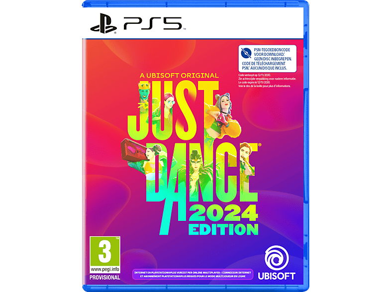 Ubisoft Just Dance 2024 Fr/nl PS5 (code De Téléchargement)