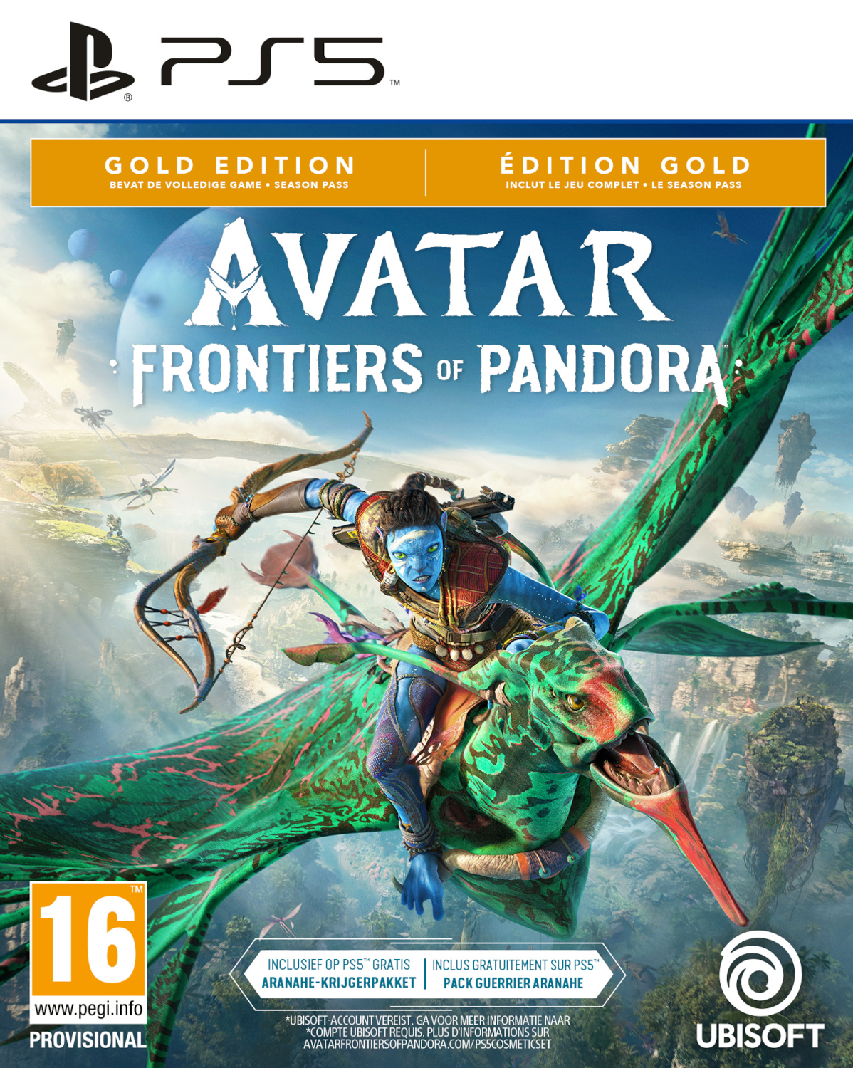 Avatar Frontiers Of Pandora Gold Edition FR/NL PS5