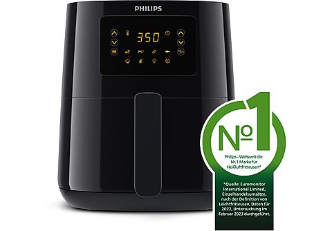 PHILIPS HD9252/90 Airfryer Essential Heißluftfritteuse (4,1 l, 1400 Watt,  Schwarz) online kaufen | MediaMarkt