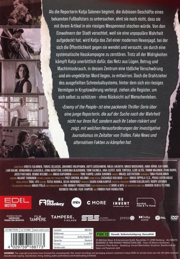 Enemy of the People - Staffel 1 DVD