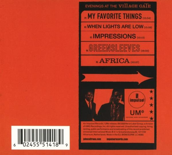 Albumcover, roter Hintergrund, mit Titelliste und Männerbild.